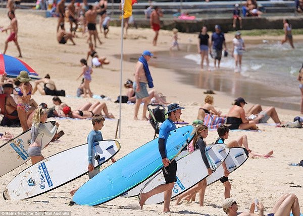 气温飙升至40度，澳洲各地海滩被挤爆！火辣“热”图来一波（组图） - 9
