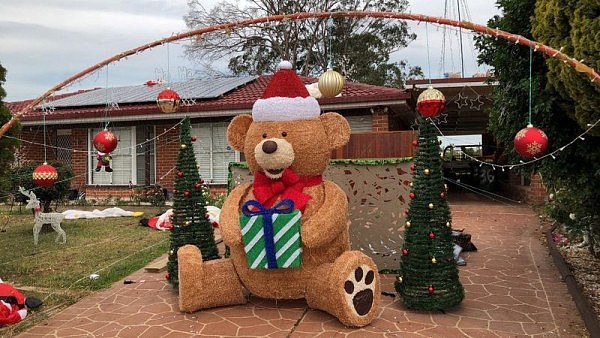 可耻！悉尼超大号泰迪熊被偷 制作者：本计划靠它为病童筹款（组图） - 1