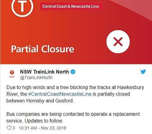悉尼Hornsby列车服务暂停！大量乘客滞留，居民遭遇大面积停电（组图） - 4