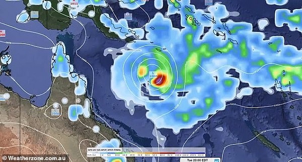 狂风暴雨来袭！强热带气旋即将影响昆州 大雨或持续整整7日 - 4
