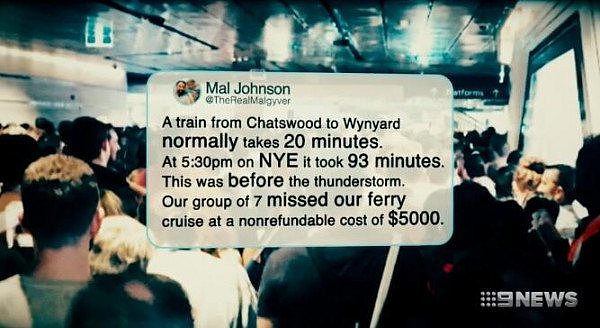 跨年夜悉尼城铁大瘫痪，部分乘客损失数千澳元！城铁CEO：正在考虑退款（组图） - 5