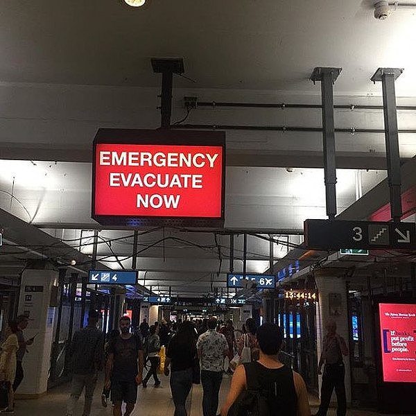 悉尼Town Hall车站出现“刺鼻气味” 乘客被紧急疏散（组图） - 1