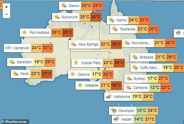 夏日炎炎！热浪本周将再度来袭，澳洲最高温或达45摄氏度（组图） - 3