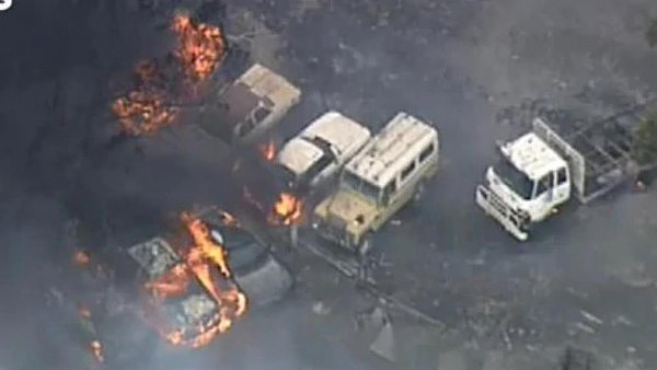 今天，维州多地火灾爆发！数辆汽车及建筑被烧毁，大火仍在肆虐（组图） - 2