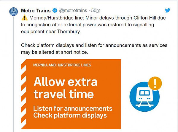 刚刚，墨尔本北部停电，火车延迟，交通混乱（组图） - 3