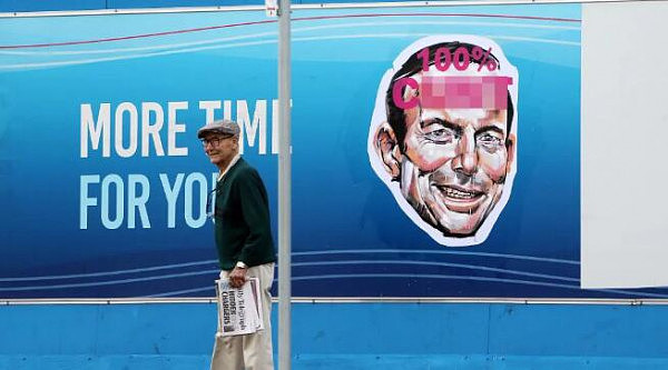 脏话连篇！悉尼街头惊现大量骂人海报，前总理艾伯特成攻击对象（组图） - 3