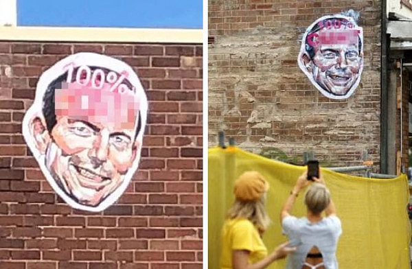 脏话连篇！悉尼街头惊现大量骂人海报，前总理艾伯特成攻击对象（组图） - 4
