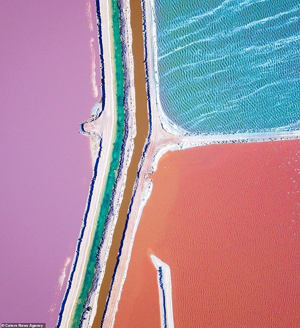 壮观！澳洲“彩虹湖”超现实美景曝光 有机会必去拍照打卡！（组图） - 5