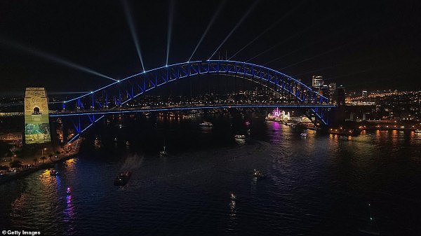 Vivid Sydney点亮夜空！水母游上歌剧院，海港大桥桥上蹦迪（视频/组图） - 12