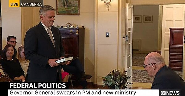 新一届政府内阁今晨宣誓就职！莫里森誓言为澳洲民众“燃尽自我”（组图） - 8
