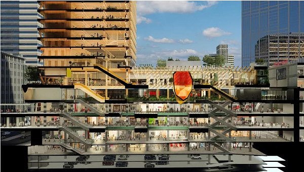 墨尔本中央购物中心或进行20年来最大规模改造，将出现空中街道和全木制办公楼（组图） - 3
