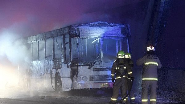 悉尼M4高速一巴士突发大火浓烟滚滚：16名乘客被紧急疏散（组图） - 1