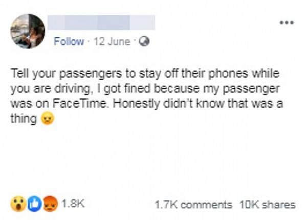 乘客用手机也要罚司机？悉尼司机晒罚单引起网友众怒（图） - 2