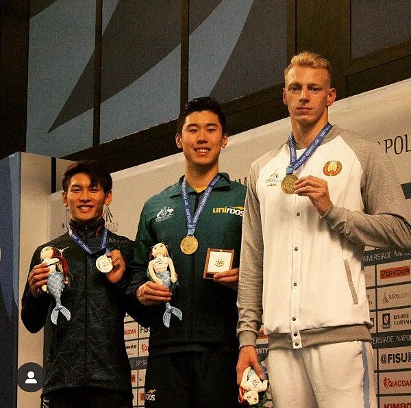 代表澳洲出赛世界大学生运动会 杨旭勇夺50米蝶泳冠军 - 2