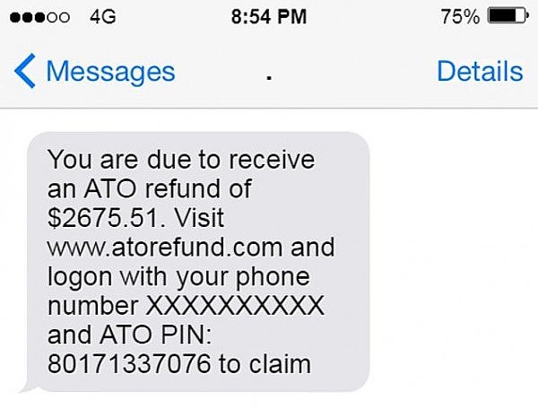 警惕！收到澳洲税务局的短信喊你领钱，千万要当心（视频/组图） - 1