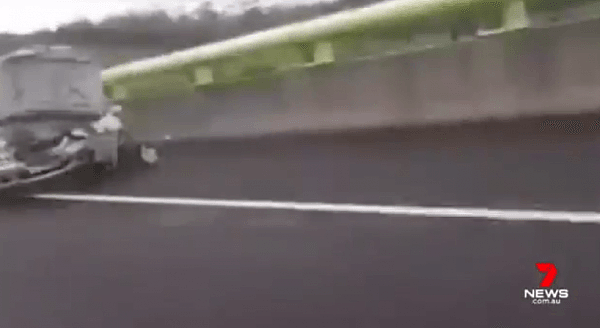 澳洲两男子在高速路上恐吓女司机，致其撞车后高声欢呼（组图） - 3