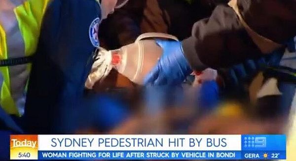 Bondi街头发生公交撞人事故 女子头部重伤紧急送医（视频/组图） - 2