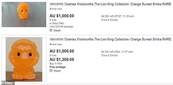 起拍价$2万！澳Woolies狮子王系列收藏品卖“天价”，数百人涌向eBay（组图） - 2