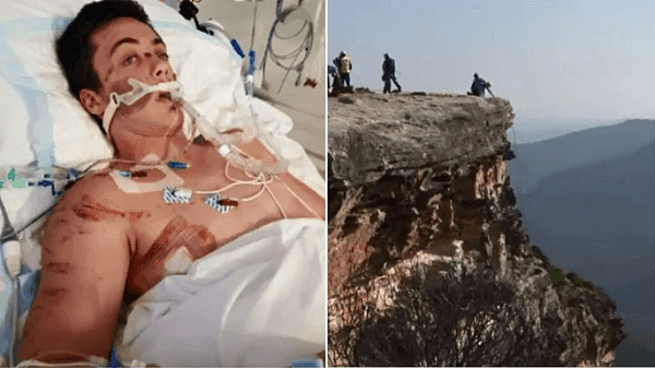 恐怖！澳teenager旅游胜地跌落30米悬崖，18根骨头骨折，当场昏迷不醒（组图） - 2