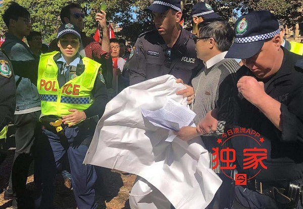 悉尼华人“挺港”游行，爆肢体冲突！3000人唱国歌齐骂“汉奸”（视频/组图） - 40