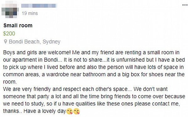 抢钱？！悉尼合租屋租金$600/周，看完环境后，网友傻眼了，“简直是坐牢！”（组图） - 8