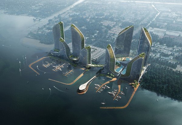 皇冠房地产集团打造雅加达“垂直滨水城市”  首个拥有专属码头、游艇俱乐部的住宅项目 - 1