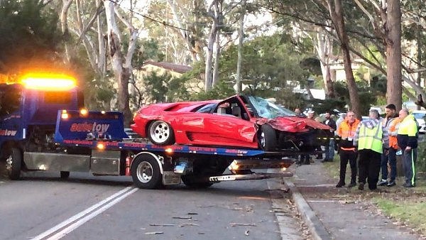 $50万兰博基尼失控冲入灌丛 悉尼司机崩溃大哭！“这是新车啊，报废了”（组图） - 3