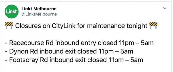 【快讯】注意！CityLink今晚有路段将关闭一整夜！ - 1