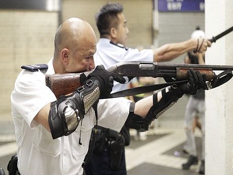 离开北京之前 香港光头警长刘sir谈阅兵观感（组图） - 4