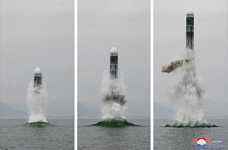 重大突破 朝鲜宣布成功试射新型潜射弹道导弹（组图） - 3