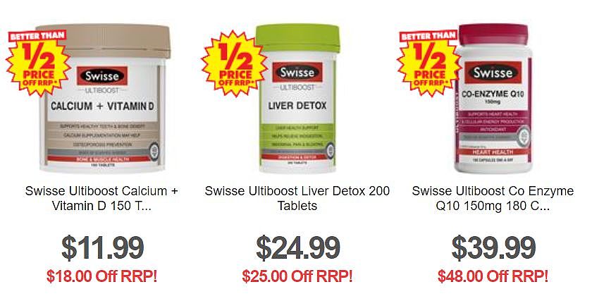 Swisse 全线保健品热卖，低至5折！胶原蛋白仅售$26！ - 1