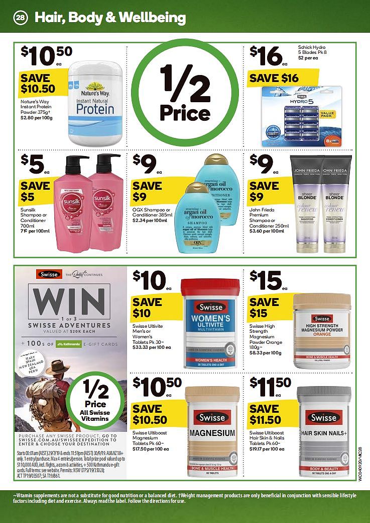 Woolworths 9月4日-9月10日折扣，奶酪肠、提子面包半价 - 28