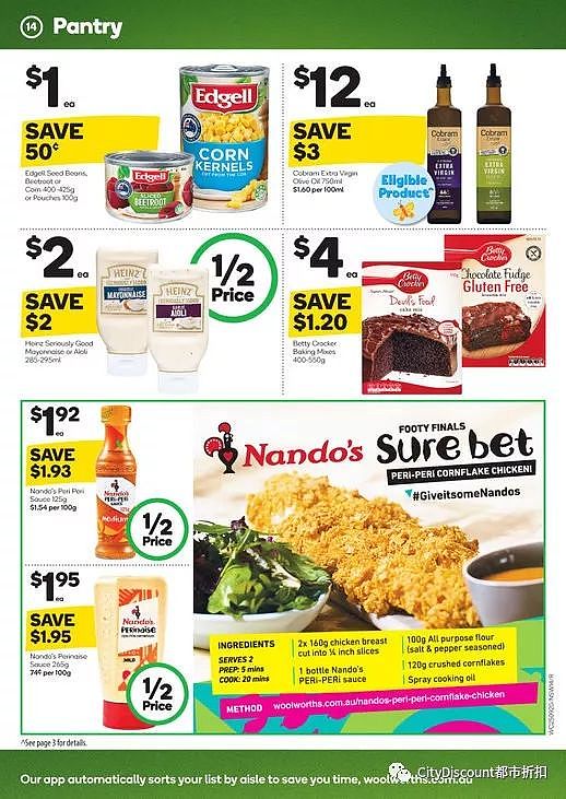 任天堂的礼物卡打折了！【超市】Woolworths & Coles 9月25日至10月1日 优惠目录 - 14