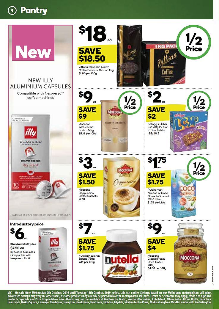 Woolworths 10月9日-10月15日折扣，饺子、冰淇淋、肉派都半价 - 4