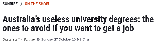 澳洲大学最水专业揭晓，想找工作就千万别碰这些个专业 - 1