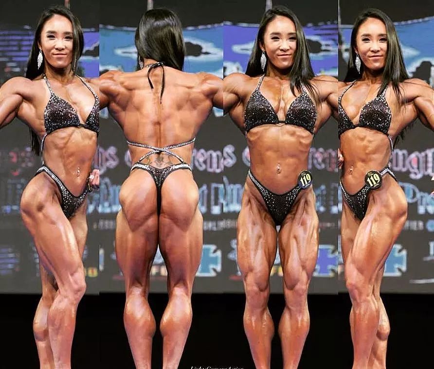 【体育】韩国140斤健身悍女，超低体脂和背阔肌比男人还猛！ - 39