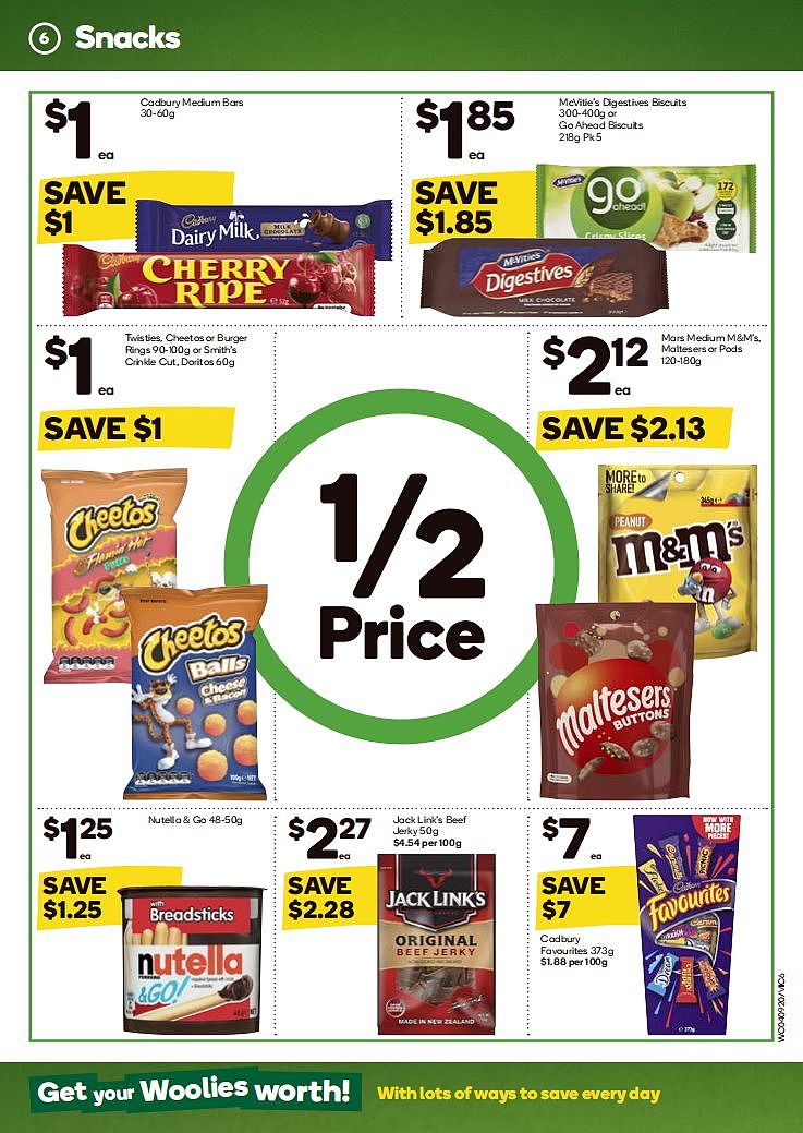 Woolworths 9月4日-9月10日折扣，奶酪肠、提子面包半价 - 6