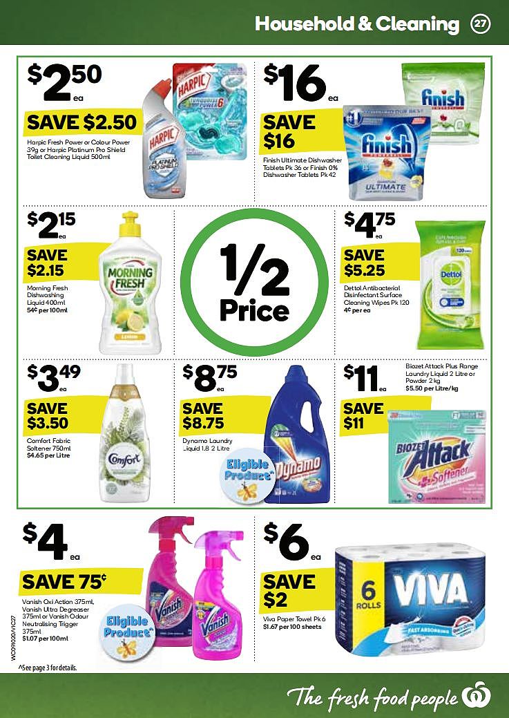 Woolworths 10月9日-10月15日折扣，饺子、冰淇淋、肉派都半价 - 27