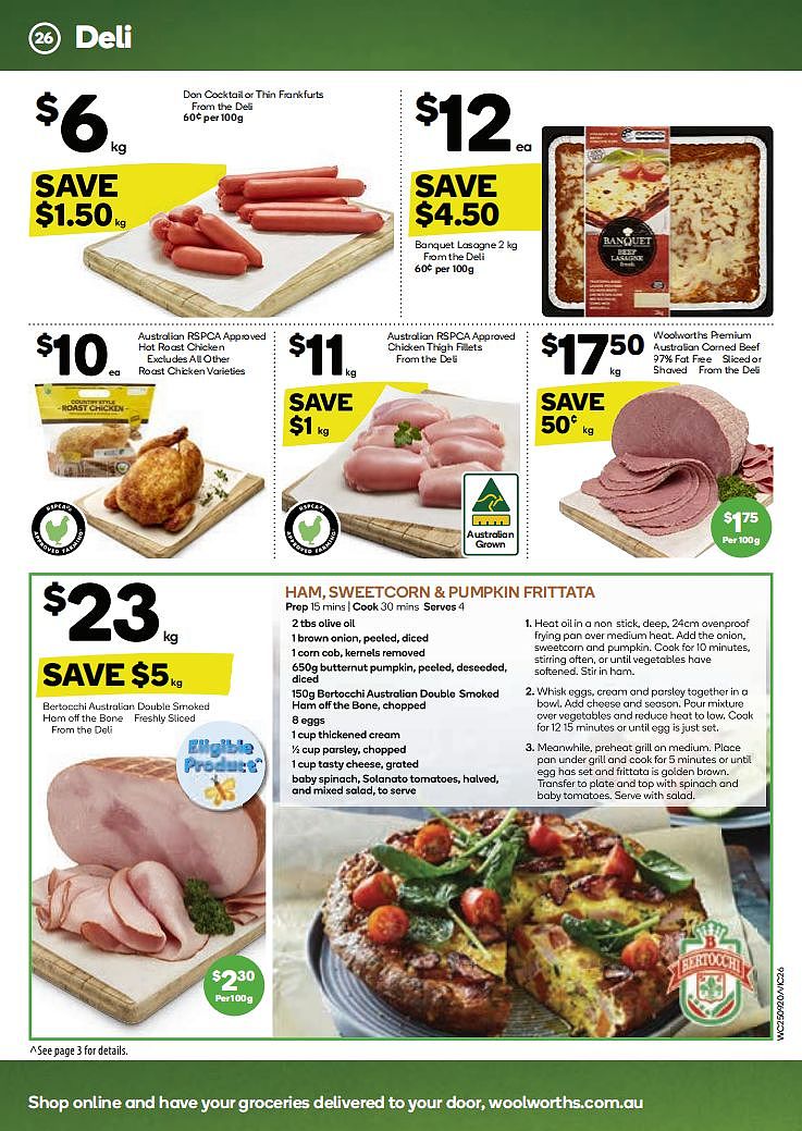 Woolworths 9月25日-10月1日折扣，尿不湿、生虾、鸡柳都半价 - 25