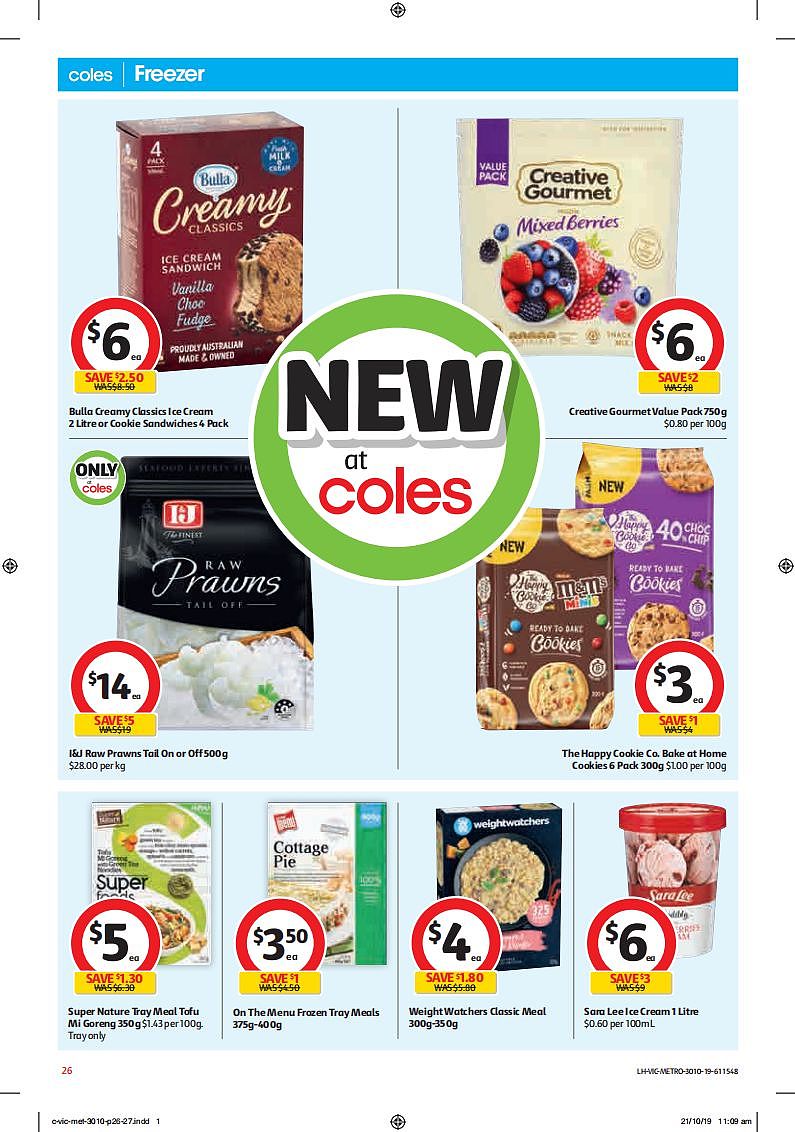 Coles 10月30日-11月5日折扣，卫生纸米线鸡胸肉半价 - 26