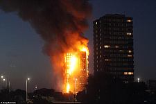 伦敦公寓楼大火祸因查明：四层一冰箱起火引发（图）