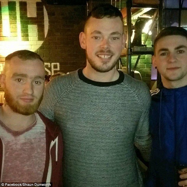 Shaun Dunworth (middle) who hails from Donegal, is believed to have fallen from the North Sydney overpass and onto a concrete slab