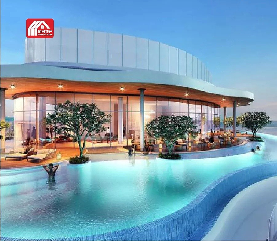 每日地产 | 顶层公寓标价4100万，中国开发商打造澳洲最高海滨建筑 - 4