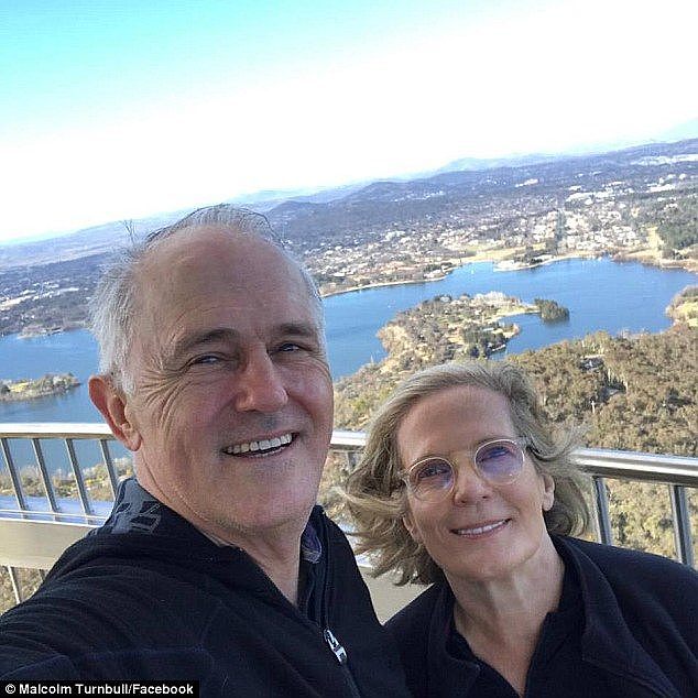 Mr Turnbull (pictured here with wife Lucy)Â will choose the overseas vacation over joining the Liberal's campaign to retain his seat of Wentworth