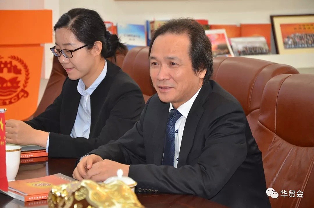 中国国家开发银行福建分行副行长郑书月代表团一行访问华贸会 - 9