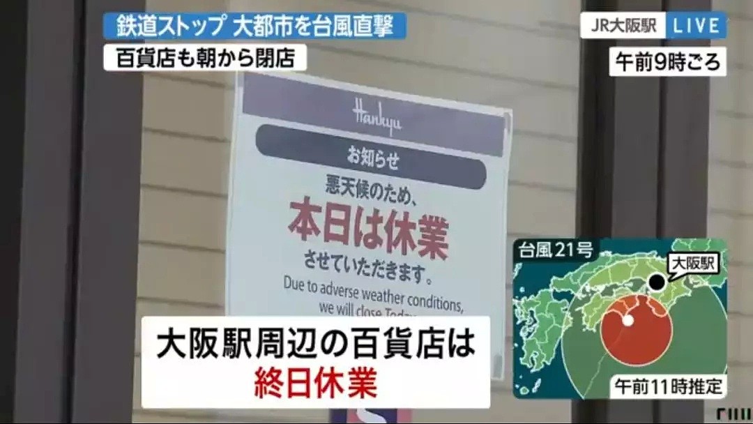 日本遭遇25年来的“最强”台风！超市便利店被抢空，集装箱都被吹倒（组图） - 14