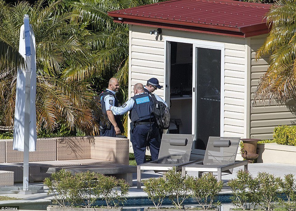Australian Federal Police officers are guarding Malcolm Turnbull's empty $50million home