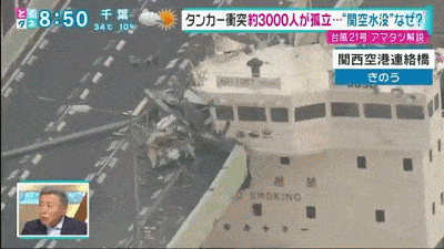 一场台风日本大阪机场变海港！11人死亡，5000人受困，700名中国游客滞留日本…（组图） - 17