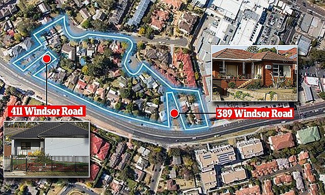 Two holdout homeowners could wreck an ambitious plan by 26 neighbours in Baulkham Hills, Sydney, who hope to sell their homes to developers as one huge 'super site' for $60 million