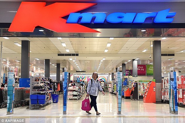Queensland Police said the death in the car park of a Kmart store (stock image) was 'non suspicious'Â 